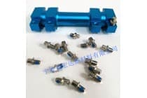 自行车脚踏板螺栓上胶涂胶加工