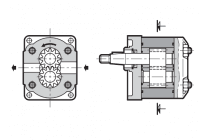 外啮合齿轮泵GP1F-R97F，20NH