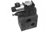 叠加式安装板（带溢流阀和电磁卸荷阀）P4D-RQM5-5，M