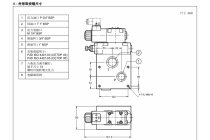 叠加式安装板（带溢流阀和电磁卸荷阀）P4D-RQM5-5，M
