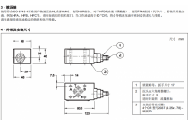 带节流阀的直动式单向阀MVR-RS，P，50，V