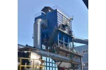 徐州108孔焦化厂布袋除尘器安装现场实况